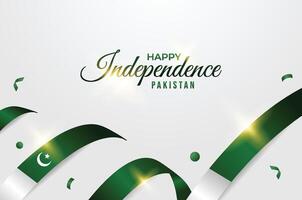 Pakistan onafhankelijkheid dag vector ontwerp sjabloon