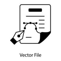 bestanden en documenten lineair icoon vector