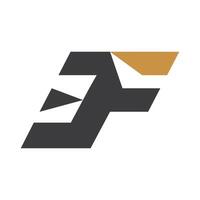 eerste brief ef logo of fe logo vector ontwerp sjabloon