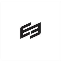 eerste brief ee logo of e logo vector ontwerp sjabloon