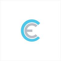 eerste brief ce of ec logo vector logo ontwerp