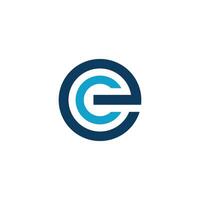 eerste brief ce of ec logo vector logo ontwerp