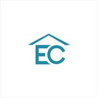 eerste brief ce of ec logo vector logo ontwerp