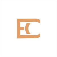 eerste brief ce of ec logo vector logo ontwerp