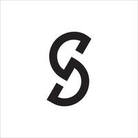 eerste brief ds logo of sd logo vector ontwerp sjabloon