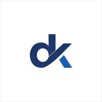 dk en kd brief logo design.dk,kd eerste gebaseerd alfabet icoon logo ontwerp vector