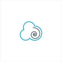 ontwerpsjabloon voor cloudlogo vector