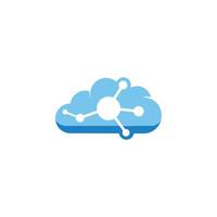 ontwerpsjabloon voor cloudlogo vector