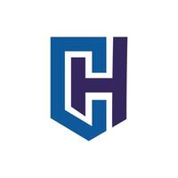 eerste brief hc logo of ch logo vector ontwerp sjabloon