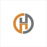 eerste brief hc logo of ch logo vector ontwerp sjabloon