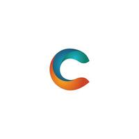 eerste brief c logo vector ontwerp sjabloon