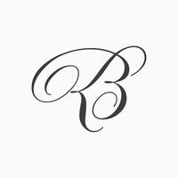 eerste brief bk logo of kb logo vector ontwerp sjabloon