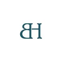 eerste brief bh logo of hb logo vector ontwerp Sjablonen