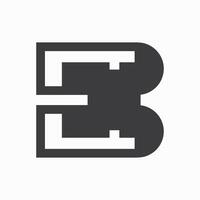 eerste brief eb logo of worden logo vector ontwerp sjabloon