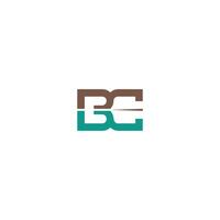 eerste brief bc logo of cb logo vector ontwerp sjabloon