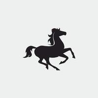 dier paard logo vector ontwerp sjabloon