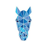 dier paard logo vector ontwerp sjabloon