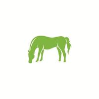 dier paard logo vector ontwerp sjabloon