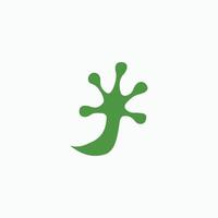gekko hagedis logo vector ontwerp sjabloon