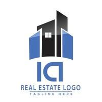 IA echt landgoed logo ontwerp huis logo voorraad vector. vector