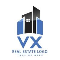 vx echt landgoed logo ontwerp huis logo voorraad vector. vector