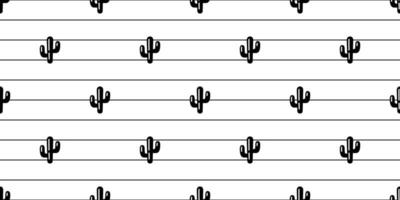 cactus naadloos patroon vector woestijn botanica bloem tuin fabriek sjaal geïsoleerd herhaling behang tegel achtergrond tekenfilm illustratie tekening lijn ontwerp