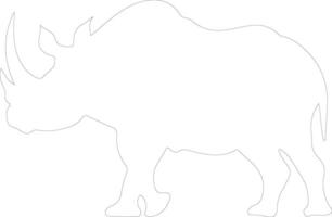 torosaurus schets silhouet vector