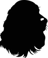 gordon setter silhouet portret vector