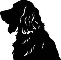 boykin spaniel zwart silhouet vector