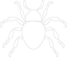 water insect schets silhouet vector