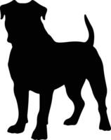 presa canario zwart silhouet vector