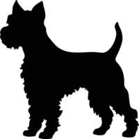 pumi zwart silhouet vector