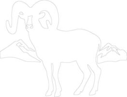 dallschaap schets silhouet vector