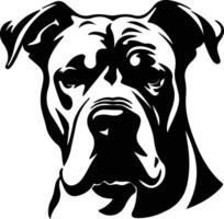 dogo Argentino silhouet portret vector