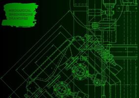 machinebouw industrie. computerondersteunde ontwerpsystemen vector