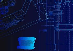 machinebouw industrie. computerondersteunde ontwerpsystemen vector