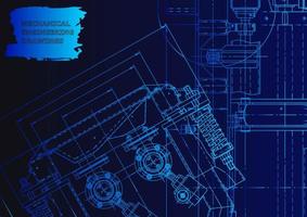 machinebouw industrie. computerondersteunde ontwerpsystemen vector