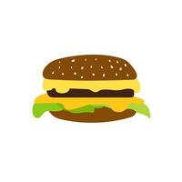 hamburger vectorillustratie vector