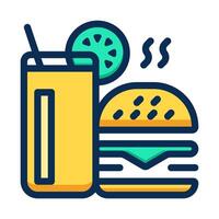 voedsel en drinken winkel categorie perfect pixel icoon vector