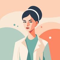 vector illustratie Dames portret