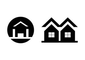 huis echt landgoed logo icoon ontwerp sjabloon geïsoleerd vector