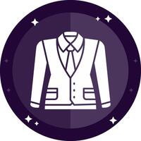 vest solide badges icoon vector