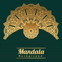 luxe mandala achtergrond met gouden arabesque patroon gouden arabesque arabis stijl voor islamitische ramadan stijl decoratieve mandala. sier bloemsierkunst ontwerp, omslag, poster, flyer vector