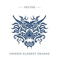 Chinese nieuw jaar van de draak 2024 vector