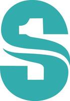 s1 logo sjabloon in een modern minimalistische stijl vector