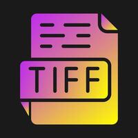 tiff vector icoon