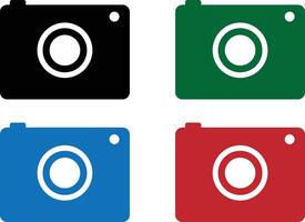 camera pictogrammen sets vector