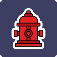 brand hydrant vector icoon