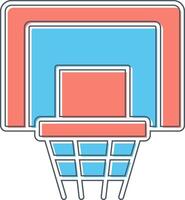 basketbal hoepel vector icoon