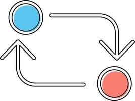 uitwisseling vector pictogram